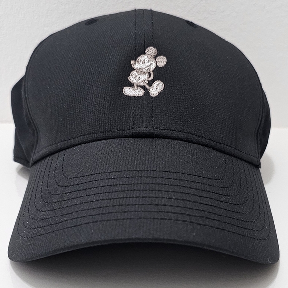 Nike x Disney Black & Grey Mickey Mouse Legacy91 Dri-Fit Baseball Hat - Picture 15 of 15